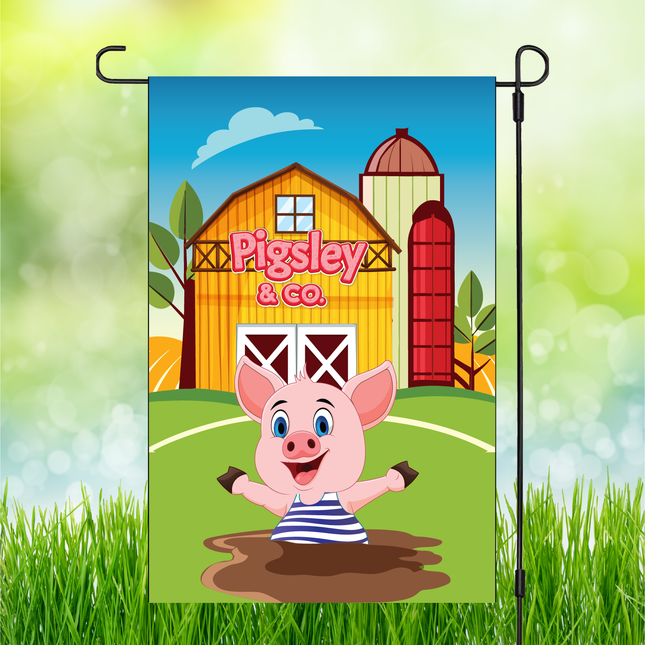 Pigsley Brand | Garden Flag