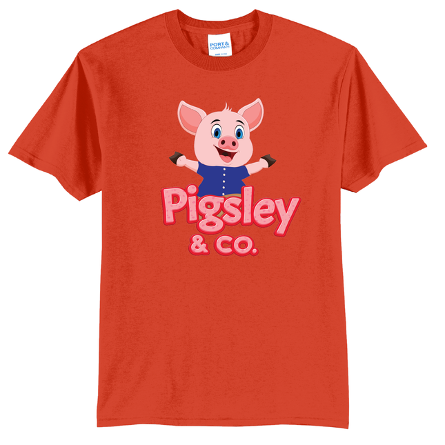 Pigsley Brand | Orange Recycled Tee