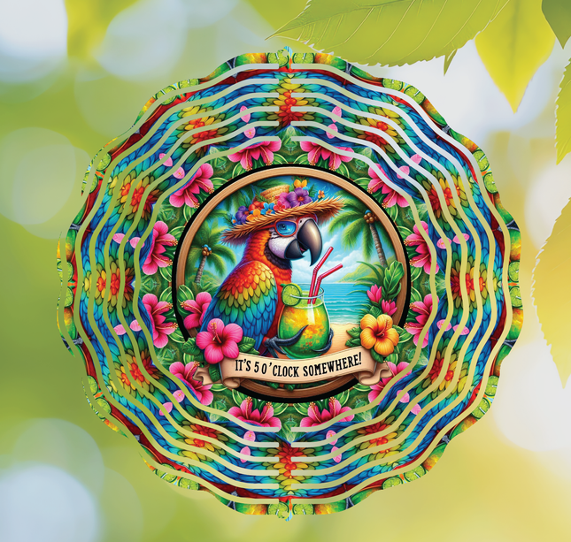 Macaw...5 O'clock | Wind Spinner