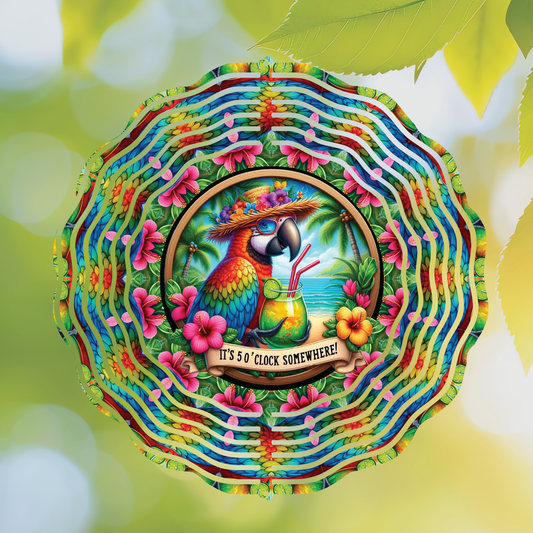 Macaw...5 O'clock | Wind Spinner