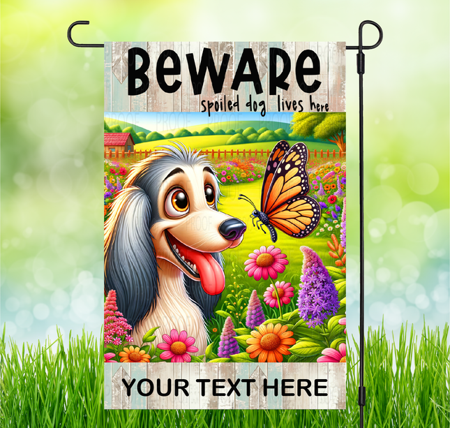 Afghan Hound  | Dog Garden Flag