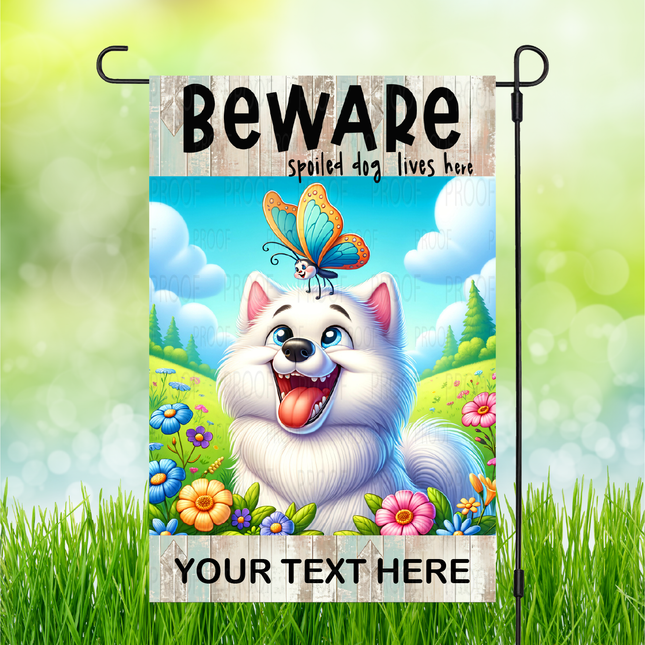 American Eskimo | Dog Garden Flag