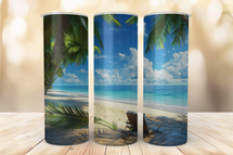 20oz Tumbler / Beach View 1