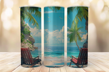 20oz Tumbler / Beach View 2