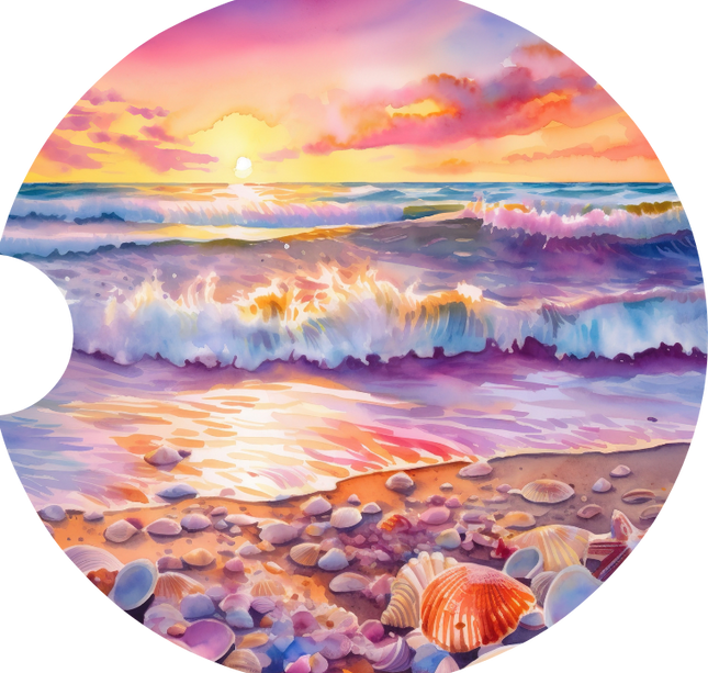 Beach | Car Coasters