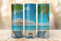 20oz Tumbler / Beach View 4