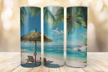 20oz Tumbler / Beach View 5