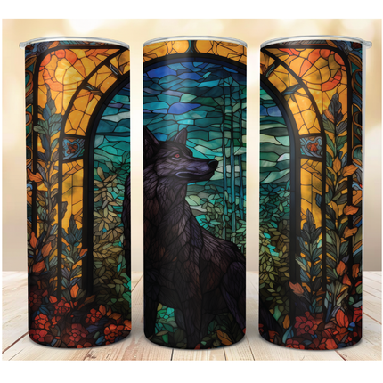 Black Wolf | Wildlife Tumblers