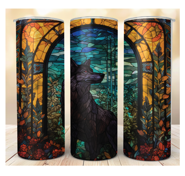 Black Wolf | Wildlife Tumblers