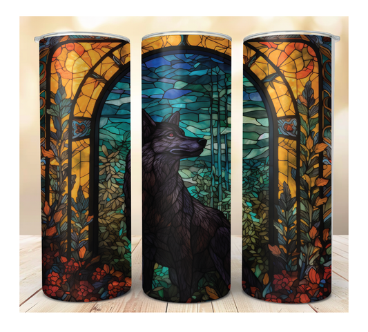 Black Wolf | Wildlife Tumblers