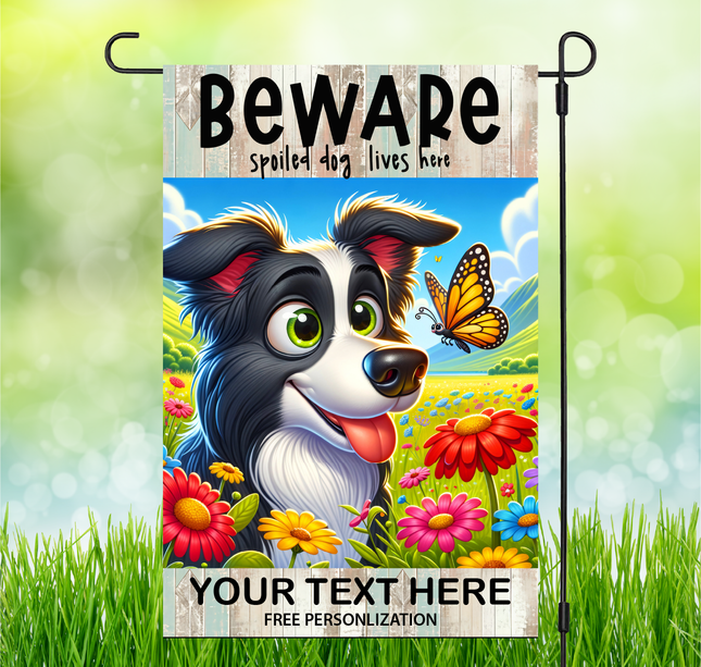 Border Collie | Dog Garden Flag