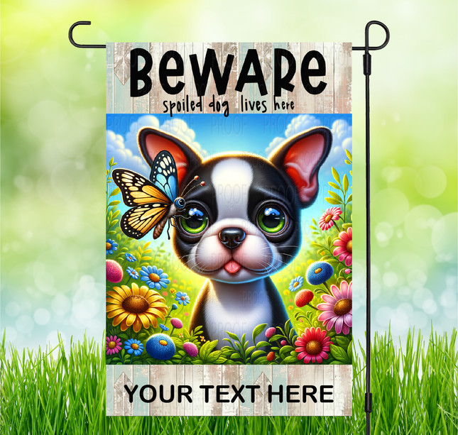 Boston Terrier | Dog Garden Flag
