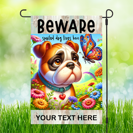 Bulldog  | Dog Garden Flag