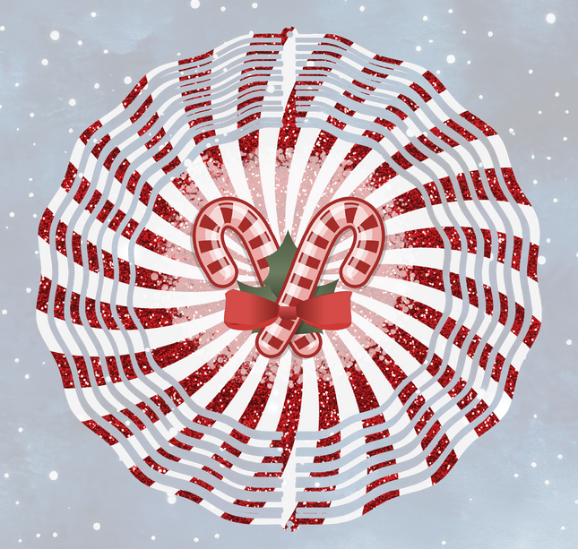 Candy Canes | Wind Spinner