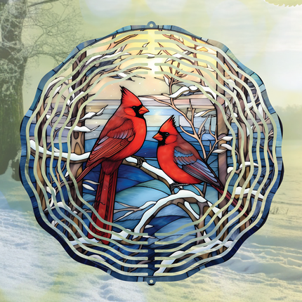 Cardinals | Wind Spinner