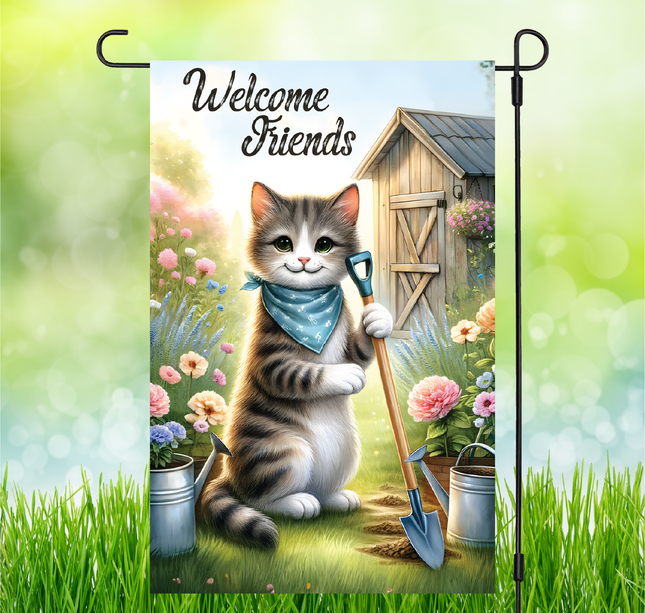 Cat Welcome | Garden Flag