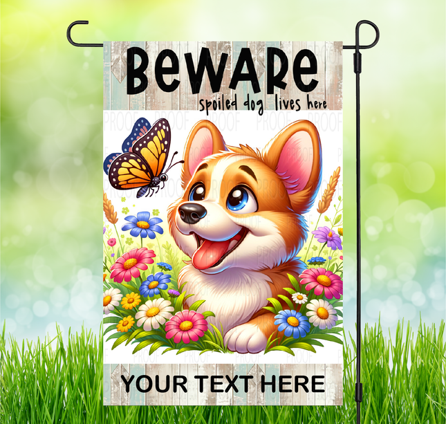 Corgi | Dog Garden Flag