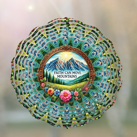 Earth Can Move Mountains | Wind Spinner