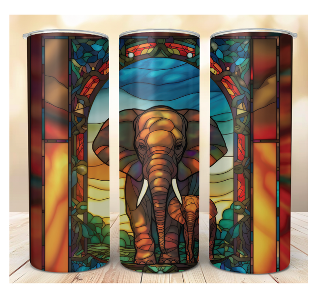 Elephant & Baby | Wildlife Tumblers