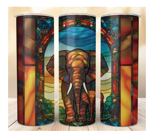 Elephant & Baby | Wildlife Tumblers