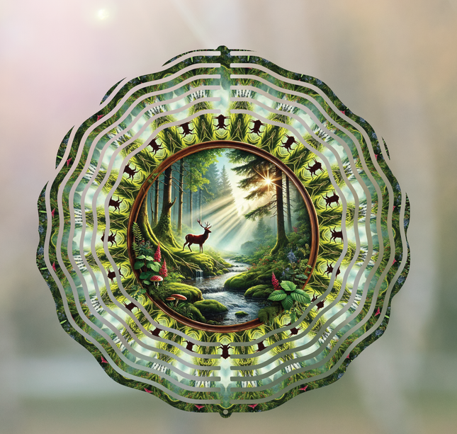 Forest with Deer | Wind Spinner