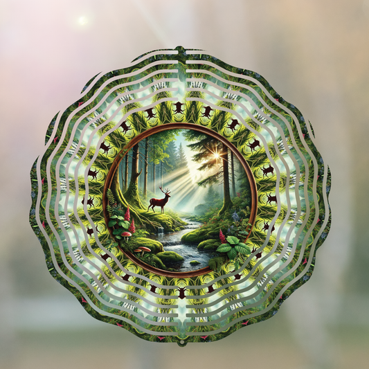 Forest with Deer | Wind Spinner