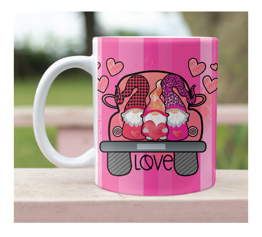 Gnomes on Car | Mugs