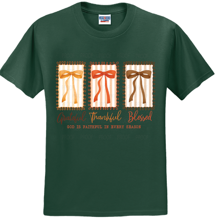 Grateful Thankful Blessed Bows | Thanksgiving | SALE