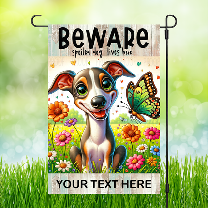 Greyhound | Dog Garden Flag