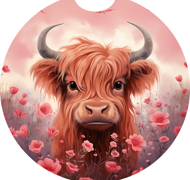 Highland Cow | Car Coasters