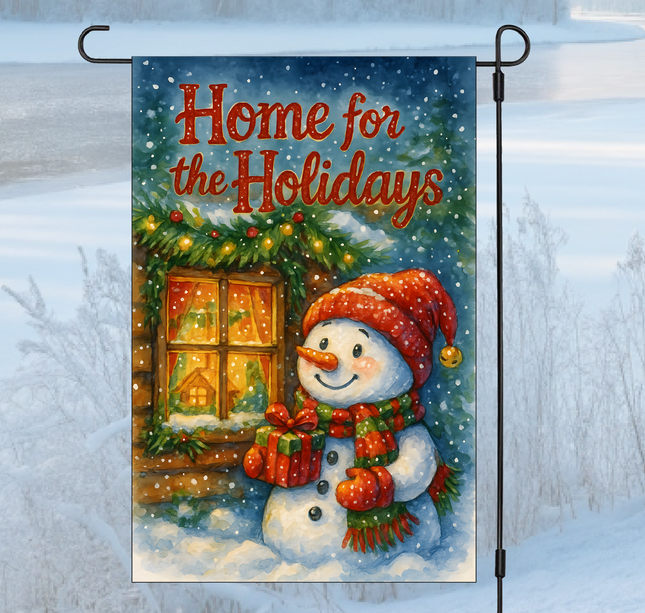 Home for the Holidays | Garden Flag