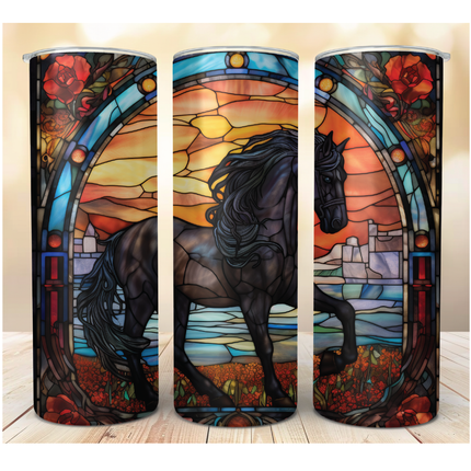 Horse Black | Wildlife Tumblers