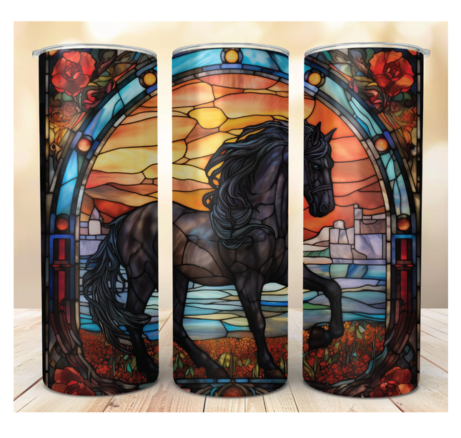 Horse Black | Wildlife Tumblers