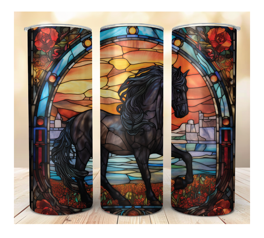Horse Black | Wildlife Tumblers