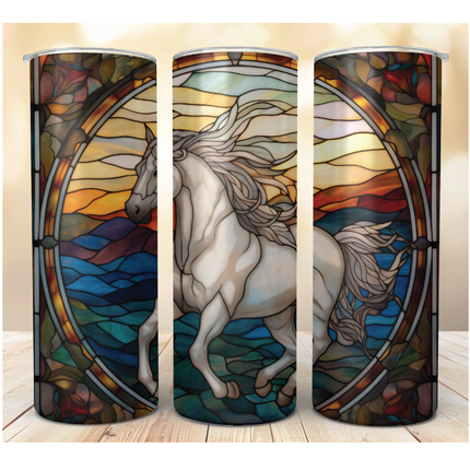Horse White | Wildlife Tumblers
