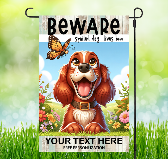 Irish Setter | Dog Garden Flag
