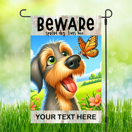 Irish Wolfhound | Dog Garden Flag