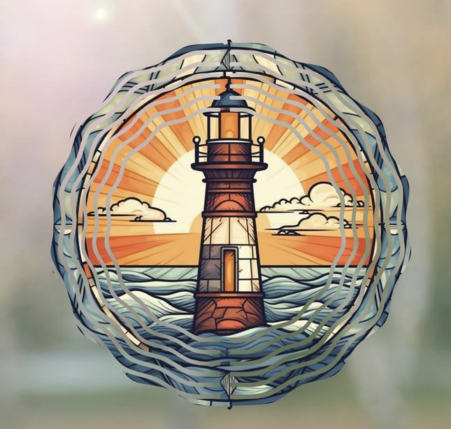 Lighthouse | Wind Spinner