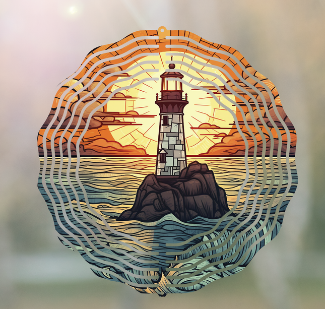 Lighthouse | Wind Spinner