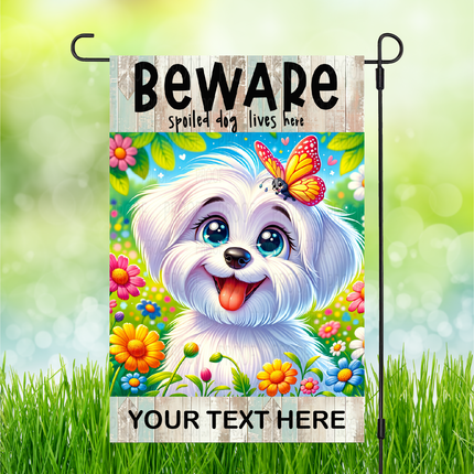 Maltese | Dog Garden Flag