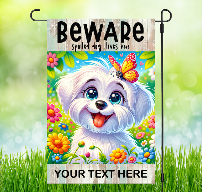 Maltese | Dog Garden Flag
