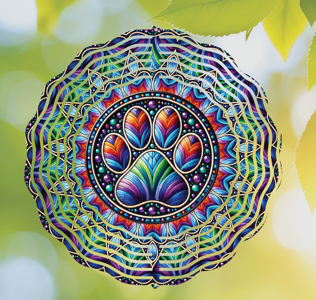 Paw Print | Wind Spinner