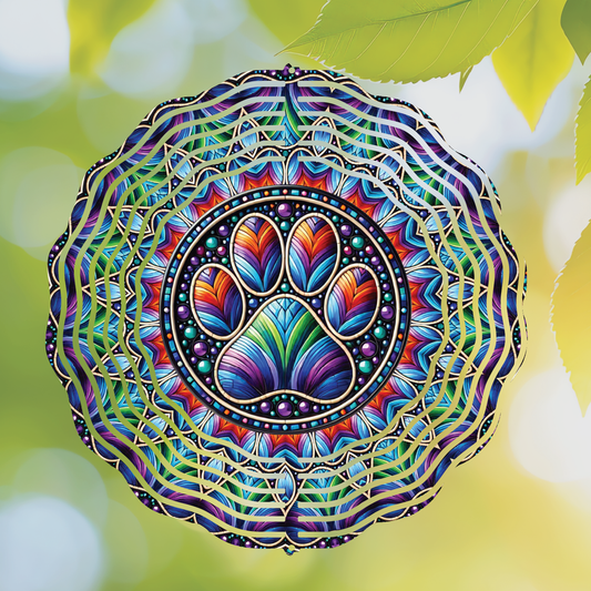 Paw Print | Wind Spinner