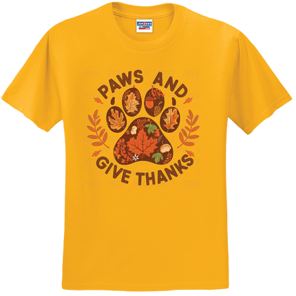 Paws And Give Thanks | Thanksgiving | SALE