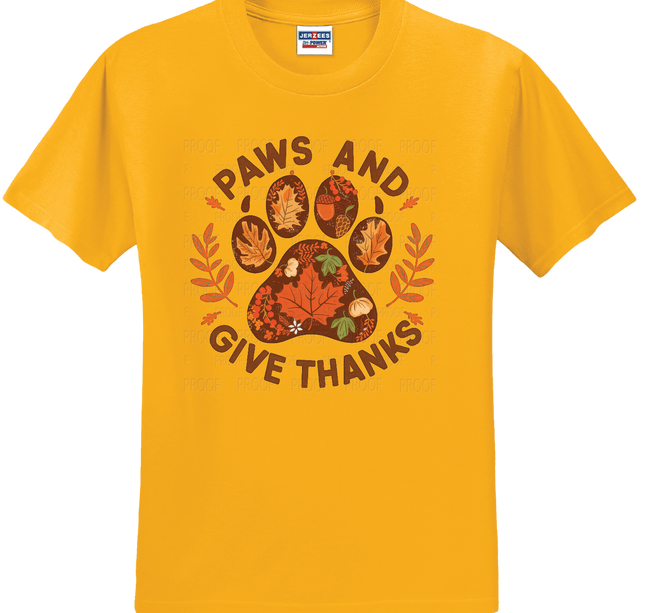 Paws And Give Thanks | Thanksgiving | SALE