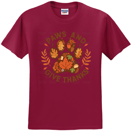 Paws And Give Thanks | Thanksgiving | SALE