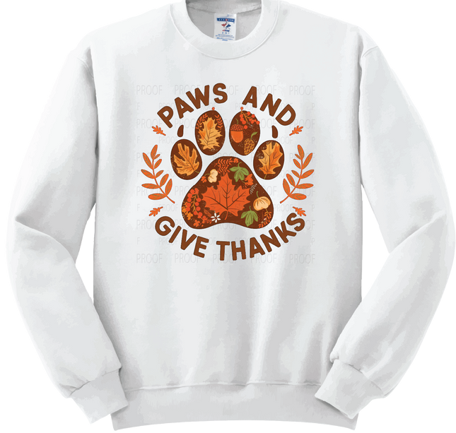 Paws And Give Thanks | Thanksgiving | SALE
