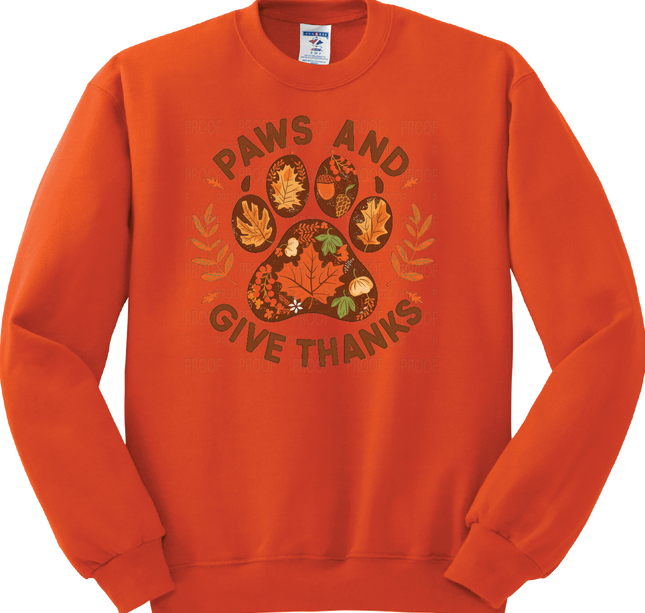 Paws And Give Thanks | Thanksgiving | SALE