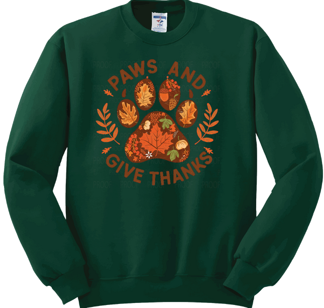 Paws And Give Thanks | Thanksgiving | SALE