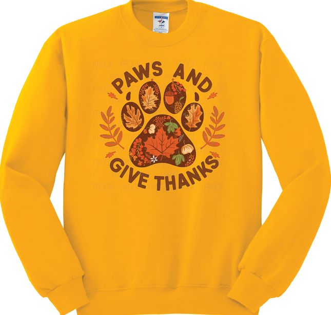 Paws And Give Thanks | Thanksgiving | SALE